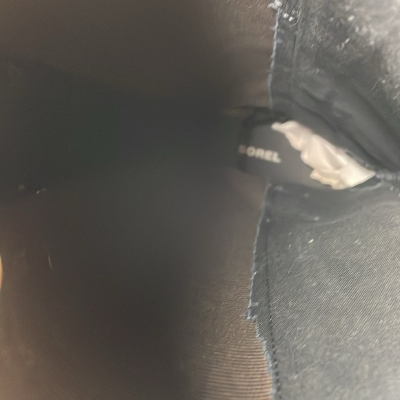 Sorel Ainsley Tall Knee Boots Burgundy Maroon Red Leather Round Toe Flat 8 Women - Picture 10 of 10